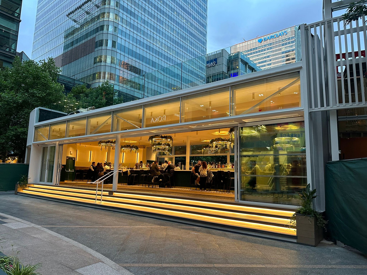 THAMES & NEWCASTLE TRANSFORMS ALFRESCO BAR IN CANARY WHARF - Thames ...